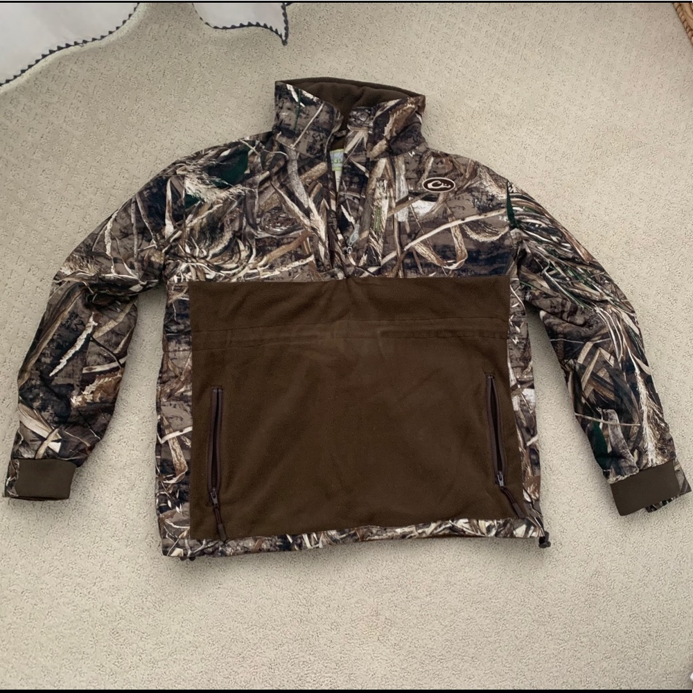 Camo Drake quarterzip
